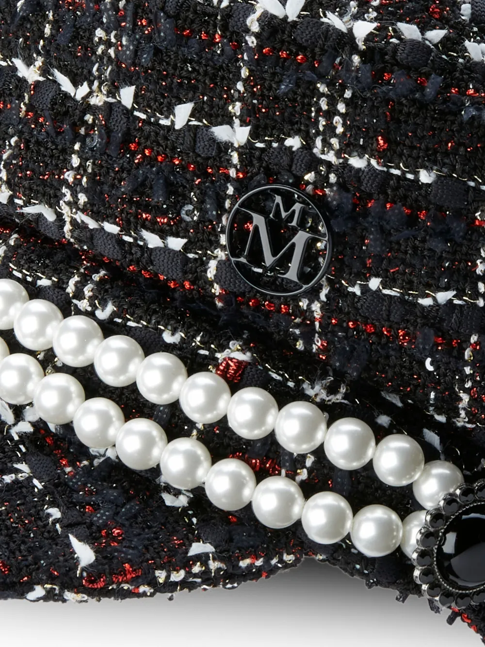 Maison Michel Lila hoed - Zwart