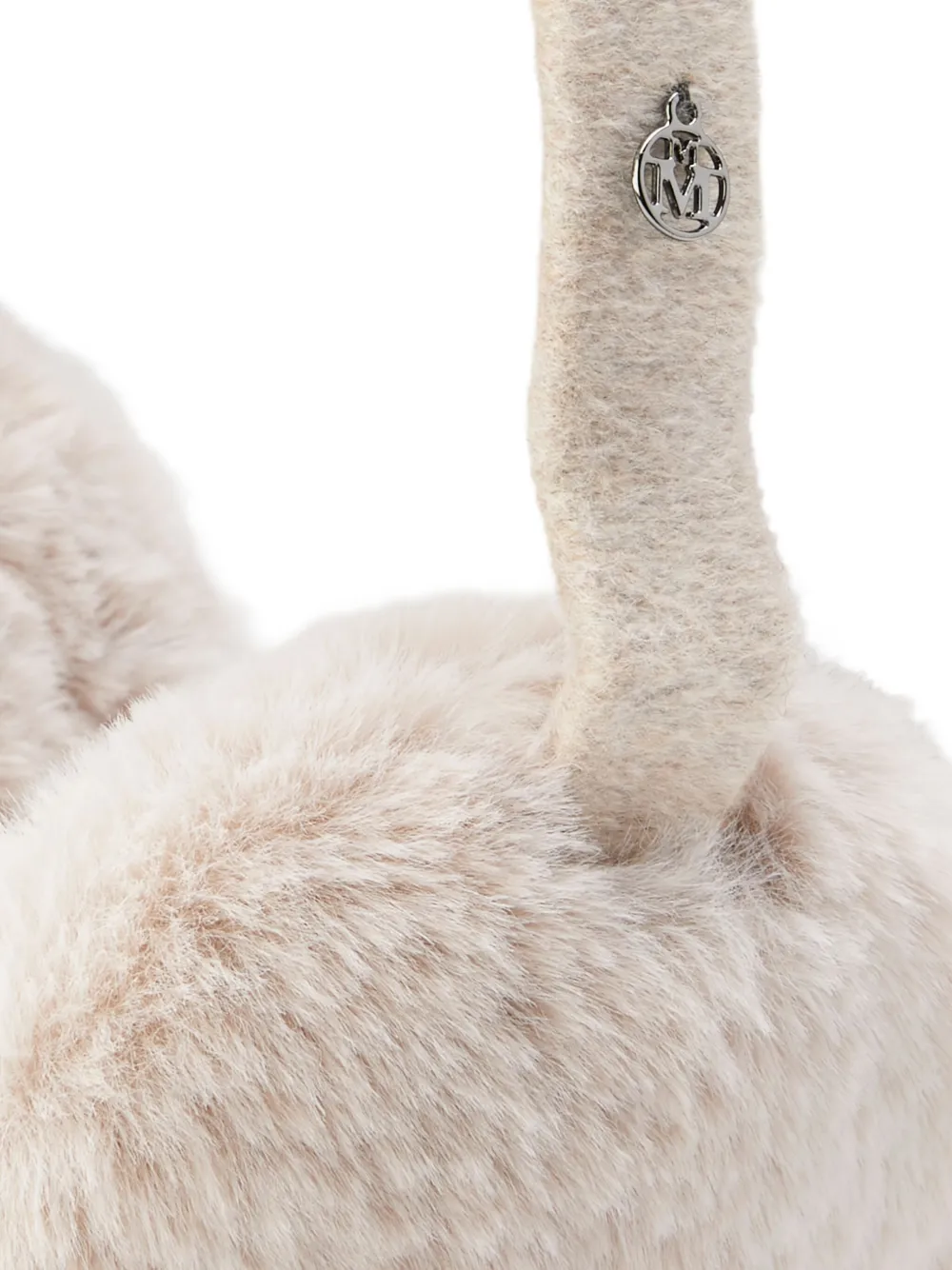 Maison Michel Morgana oorwarmers Beige