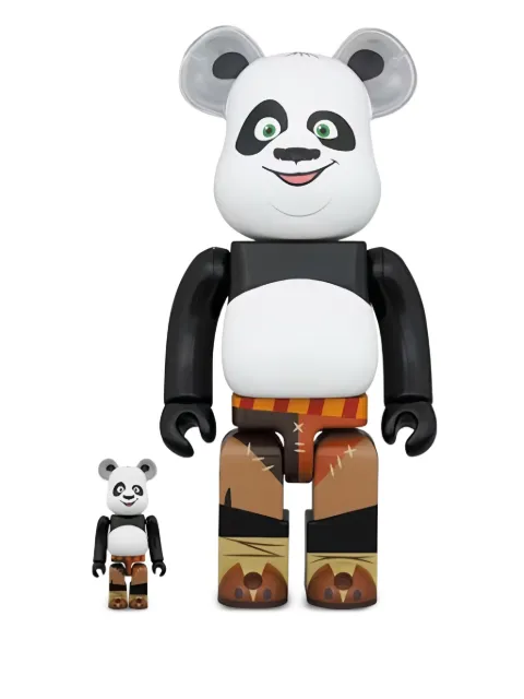 MEDICOM TOY x Kung Fu Panda bear@brick 100% AND 400% set