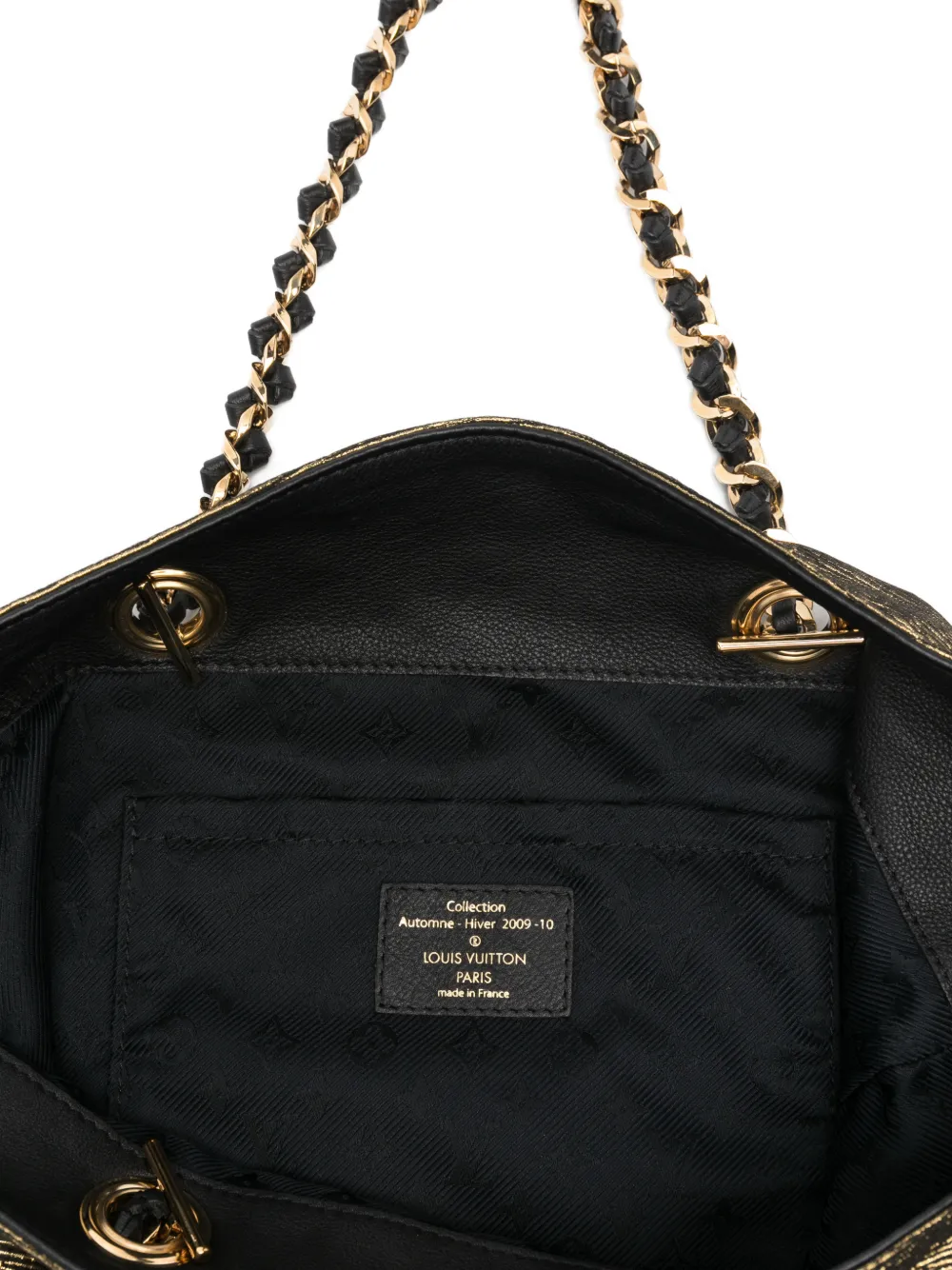 LOUIS VUITTON Pre-owned 2009-2010s Double Jeu Tote Bag In Gold