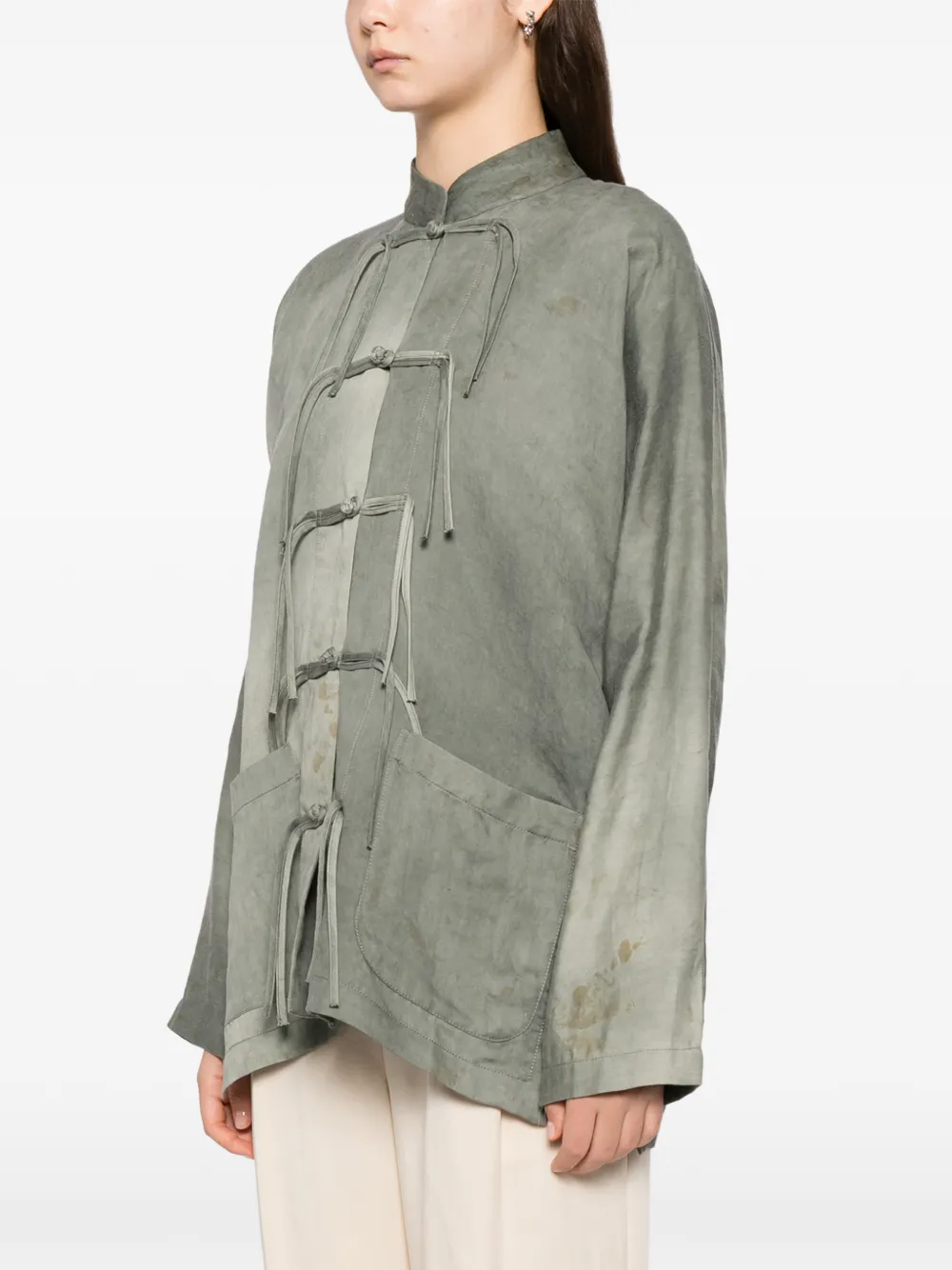  Uma Wang Faded Effect Shirt - Blue 