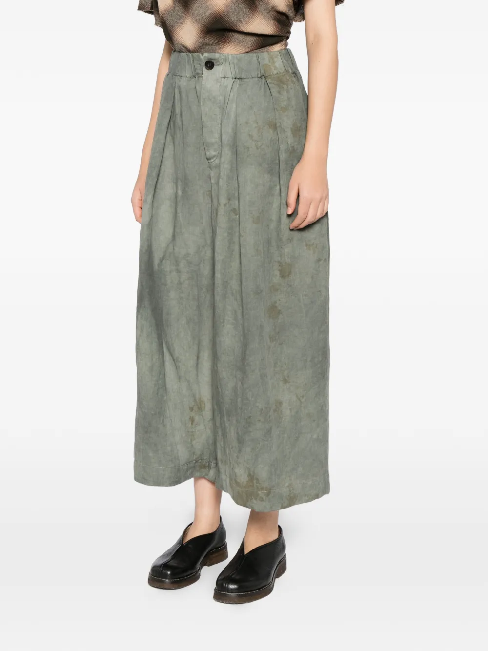 Uma Wang pleated flared trousers | Pantalons évasés | Image 2