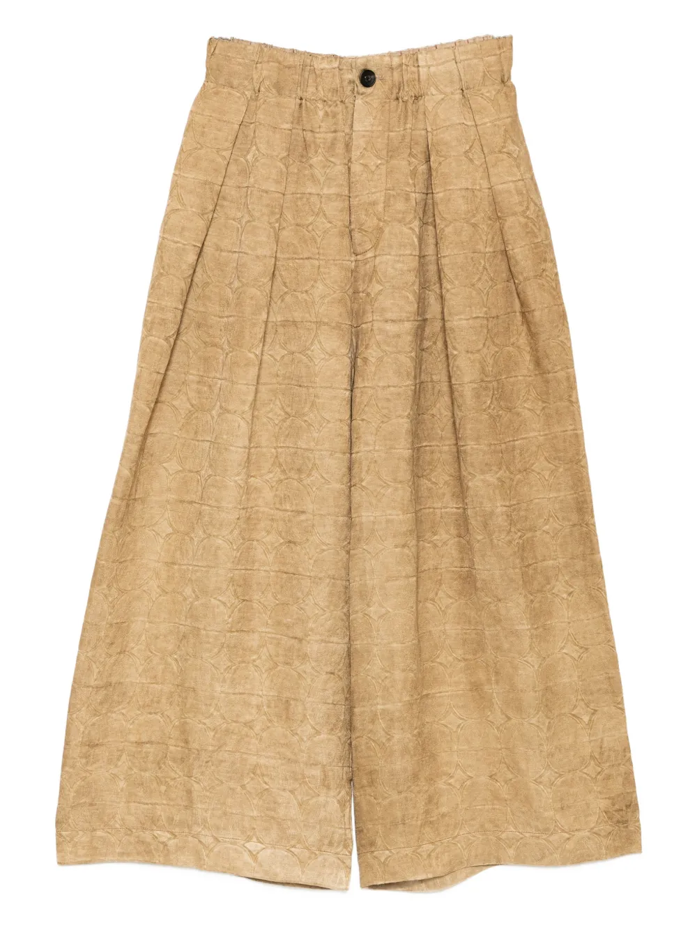 Uma Wang Textured Trousers | Brown | Image 1