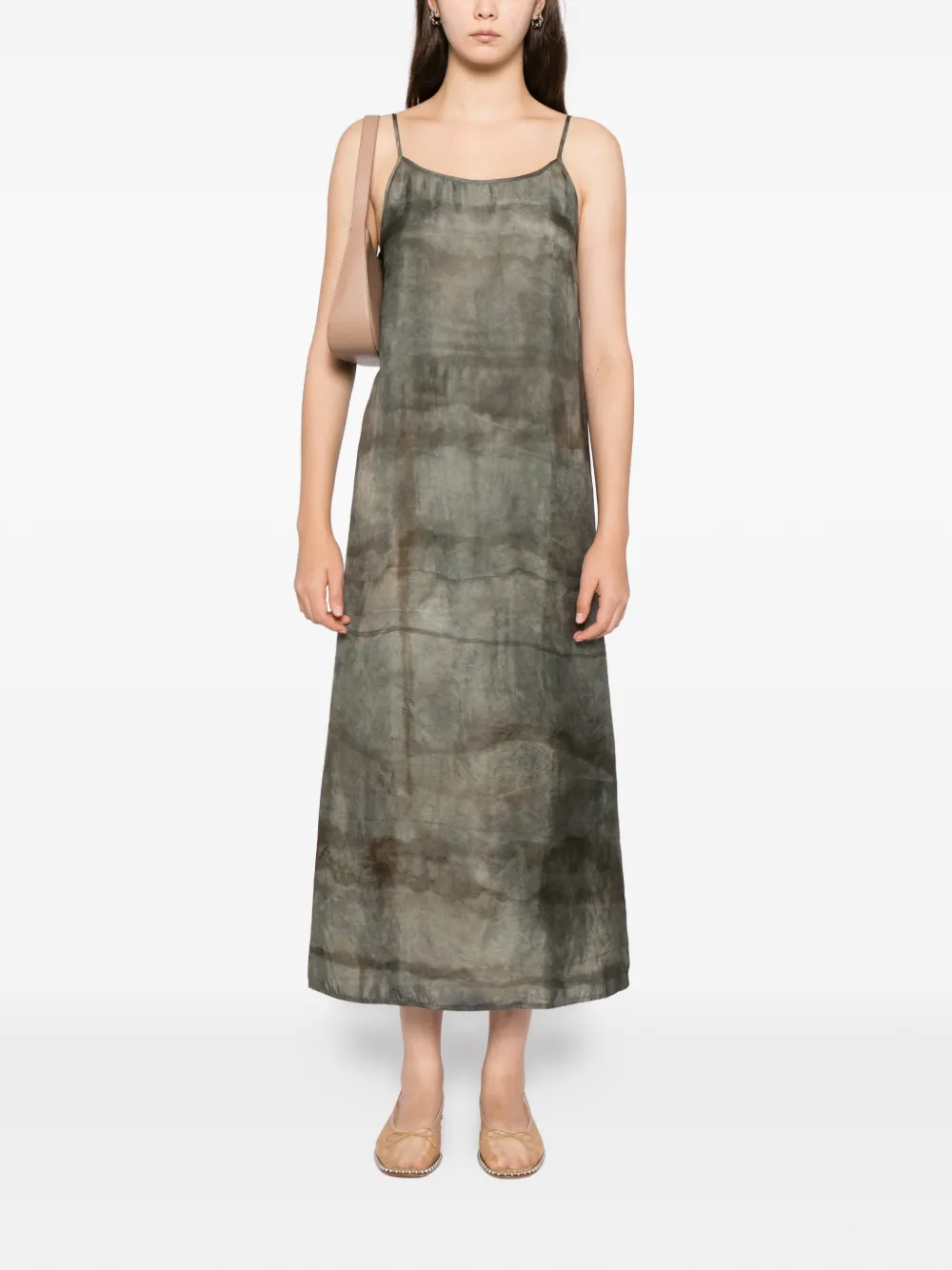 Uma Wang spaghetti strap dress - Blauw