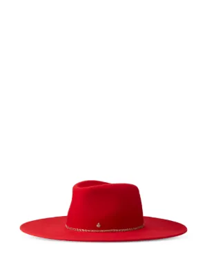 Maison Michel Henrietta ハット | レッド | FARFETCH JP