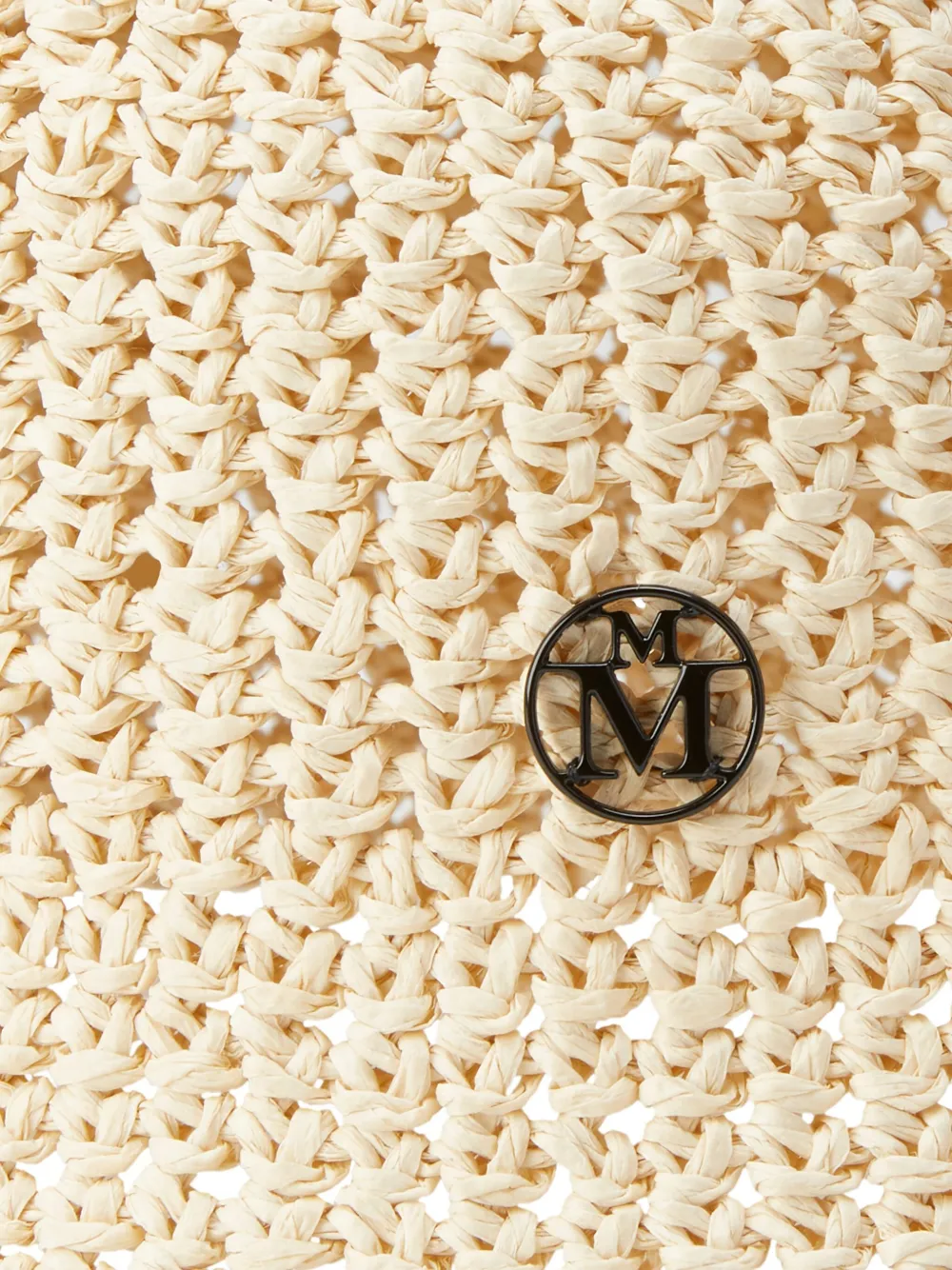 Maison Michel Pablo hoed met logoplakkaat - Beige