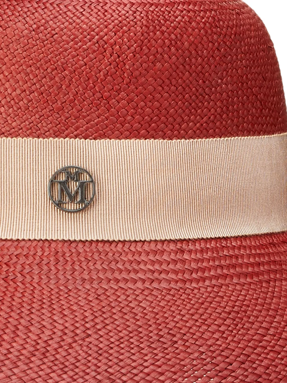 Maison Michel Blanche hoed Rood