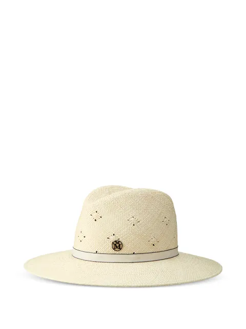 Maison Michel Zango perforated fedora hat