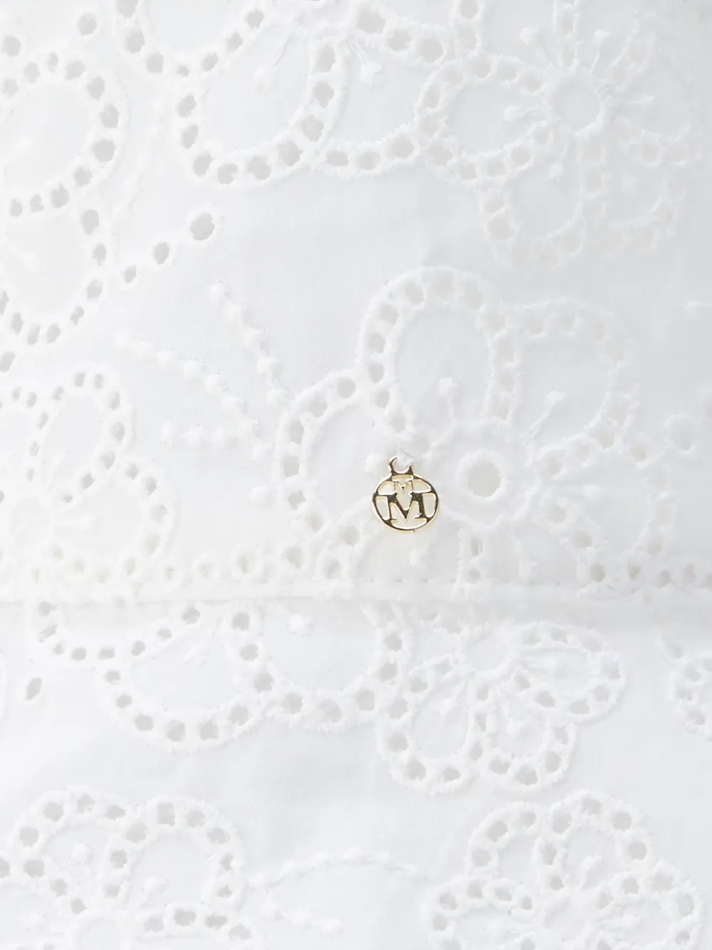 Maison Michel Isabella floral hat - Wit