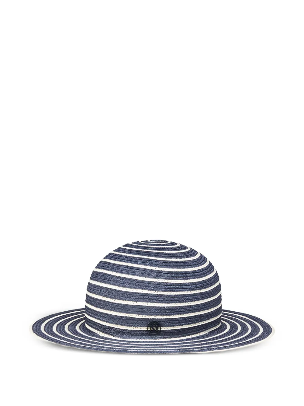 Maison Michel Marsha striped-designed hat | Blue | Image 1