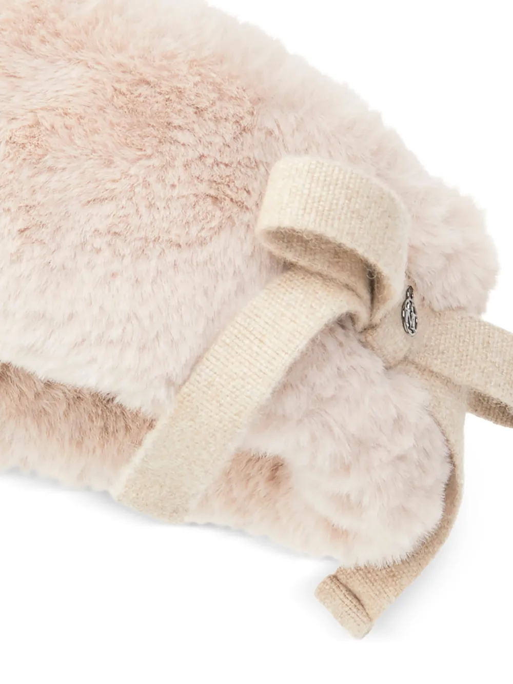 Maison Michel Zaza hoed met strikdetail - Beige