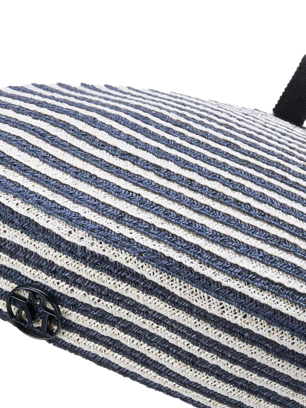 Maison Michel Marsha gestreepte baret Blauw