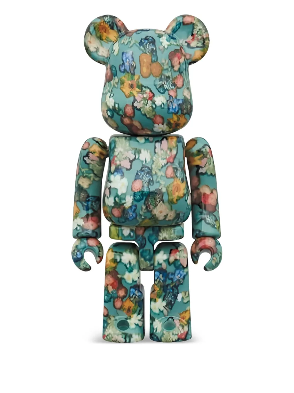 MEDICOM TOY x Van Gogh Museum Set figure 50th Anniversary con motivo a fiori 100% e 400% - Blu
