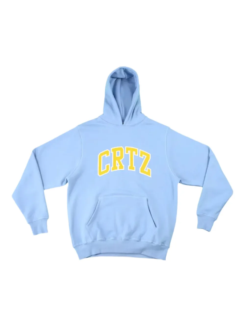 CORTEIZ Dropout kangaroo-pocket hoodie - Blu