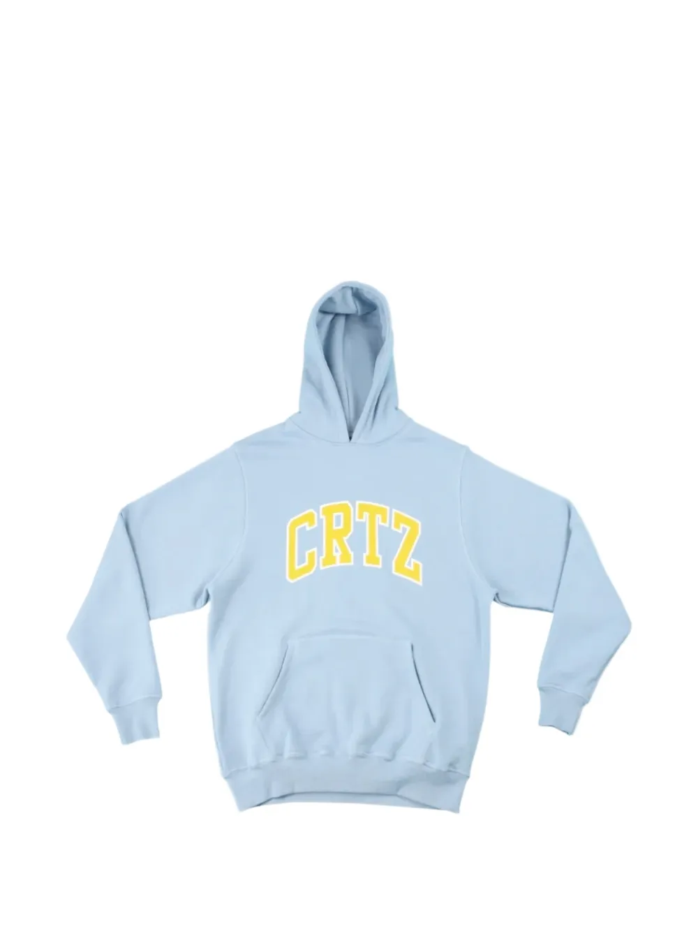 CORTEIZ Dropout kangaroo-pocket hoodie - Blu