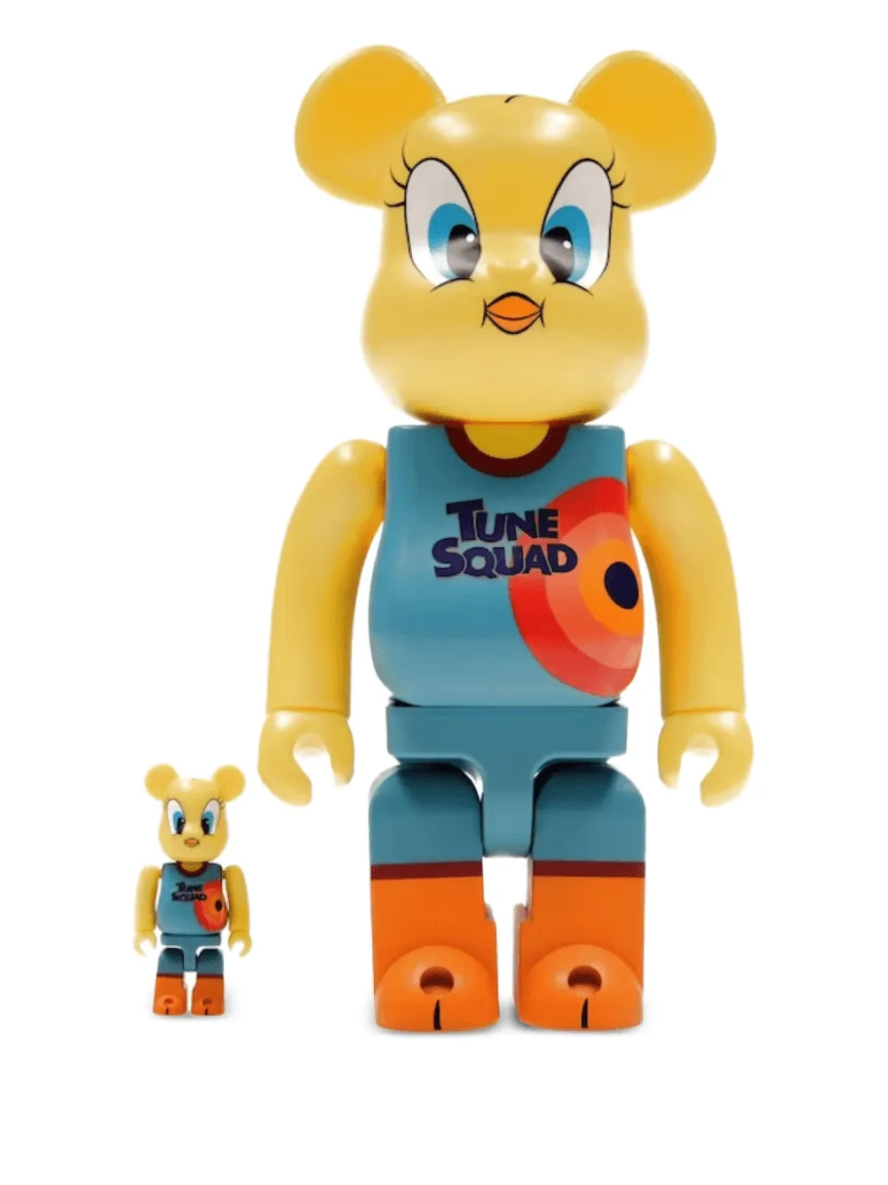 MEDICOM TOY x Space Jam Tweety Set BE@RBRICK 100% e 400% - Giallo