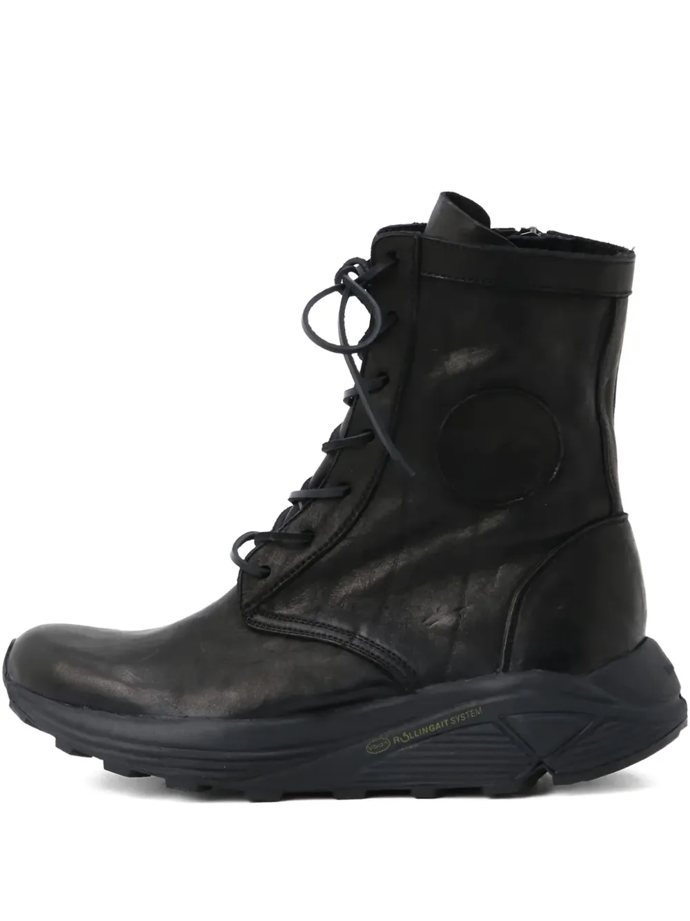 Yohji Yamamoto combat lace-up boots | Black | Image 1