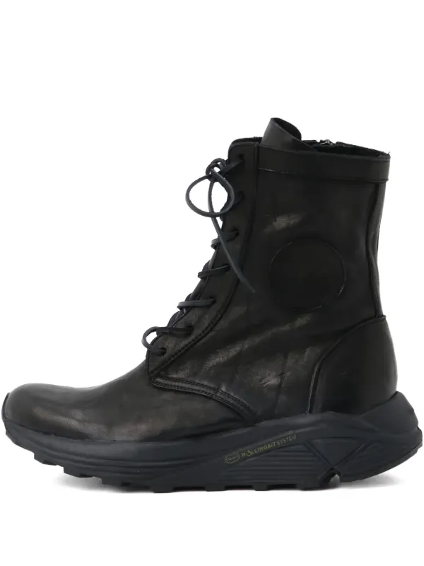 yohji yamamoto コンバットブーツ　25.5㌢ Yohji Yamamoto コンバットブーツ | ブラック | FARFETCH JP