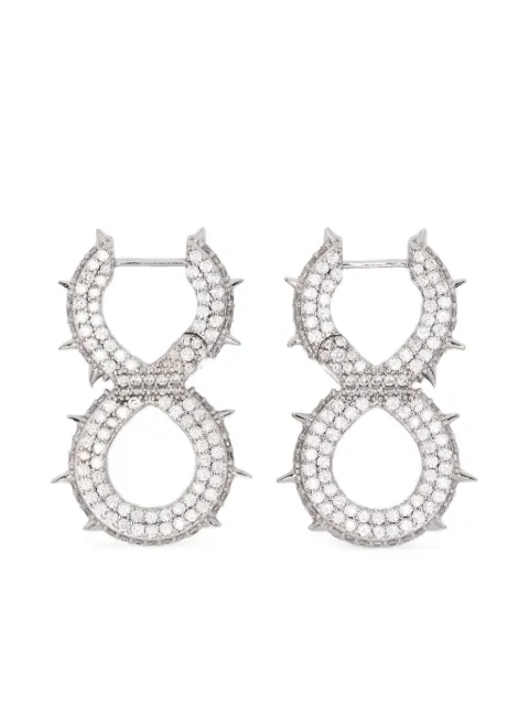 DARKAI Spiked Infinity earrings