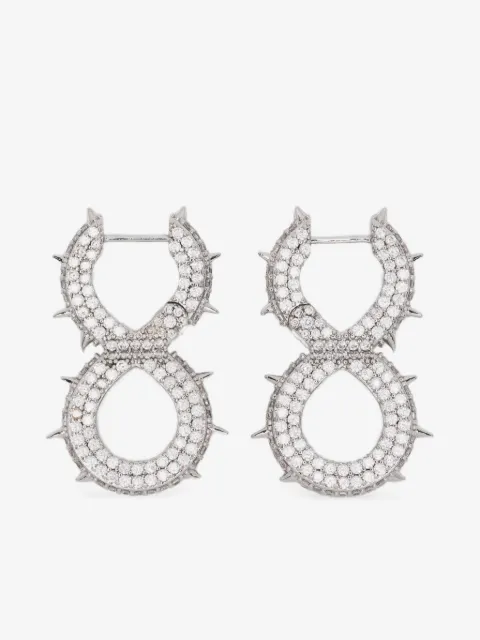 DARKAI aretes Spiked Infinity
