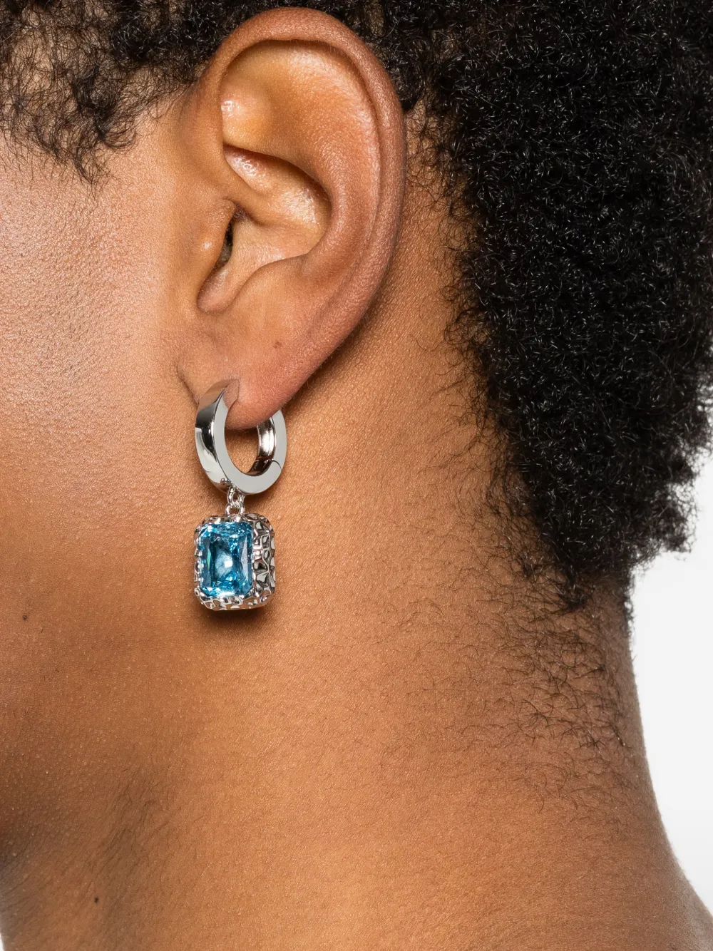 DARKAI aretes con aguamarina | Hombre | Image 2