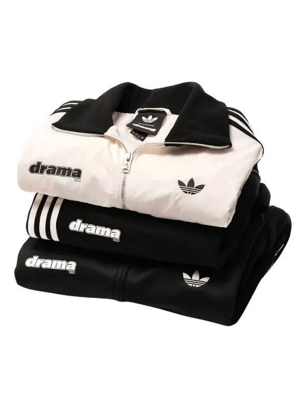 Adidas ストライプ ジップアップ フード | ブラック | FARFETCH JP