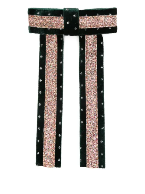 mimi & lula glitter bow hair accessory