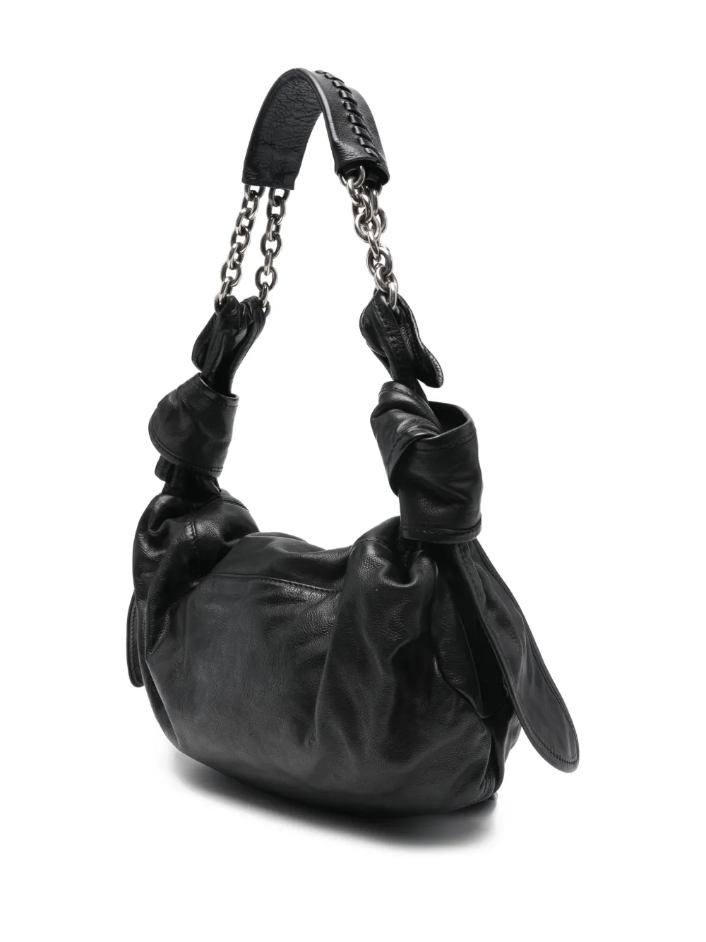Pre-owned Givenchy 2010s Chain Shoulder Bag In Black