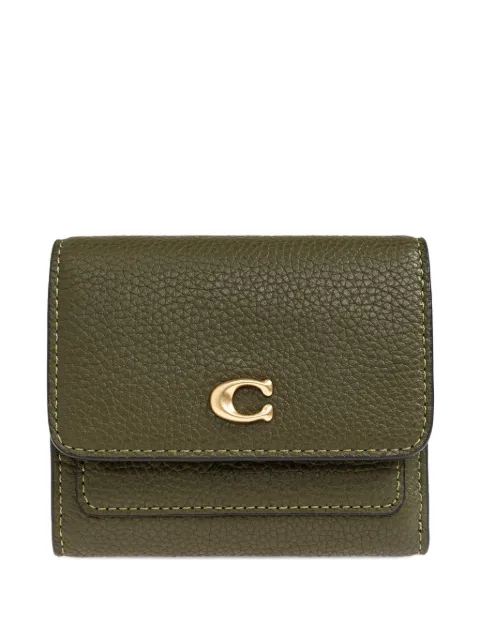 Coach Mila logo-plaque wallet