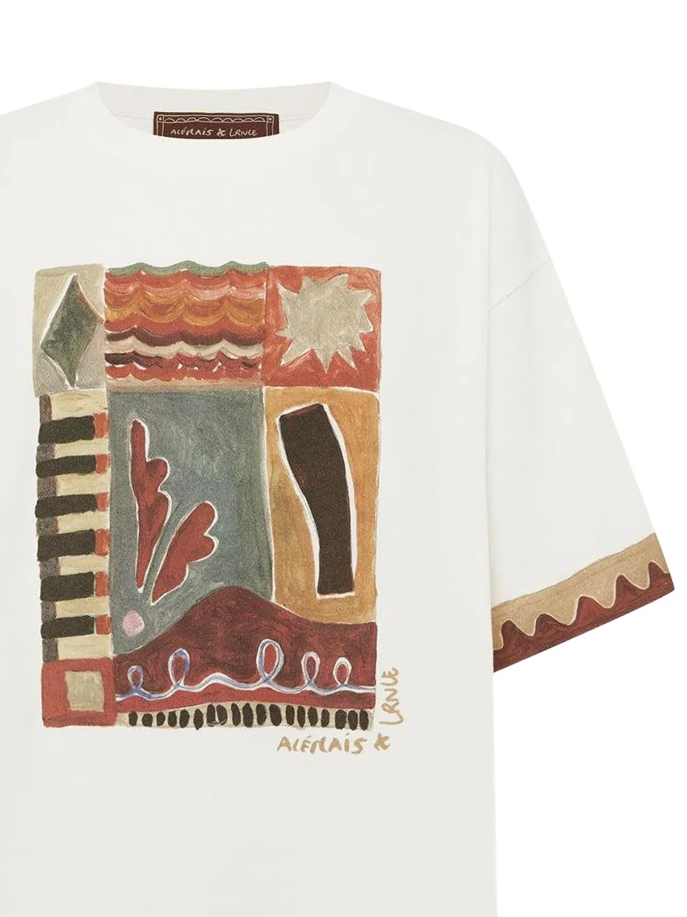 ALEMAIS Michelle T-shirt Wit