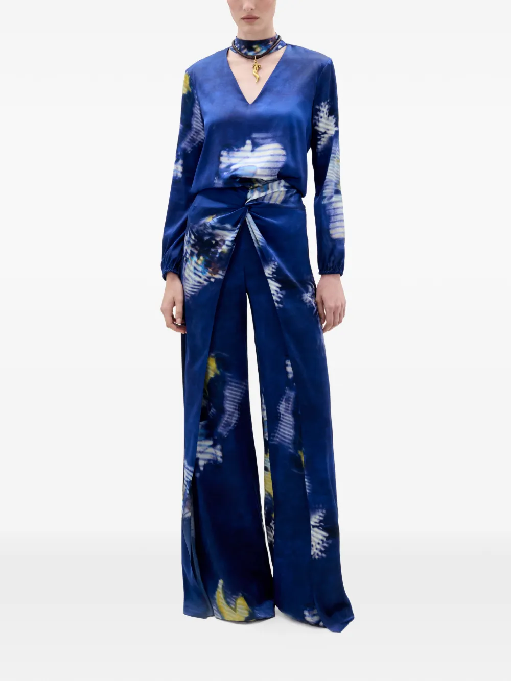 Silvia Tcherassi Canturipe trousers | Flared Trousers | Image 2