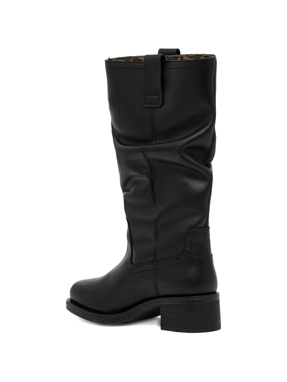 Fly London Kniehoge laarzen met blokhak Zwart