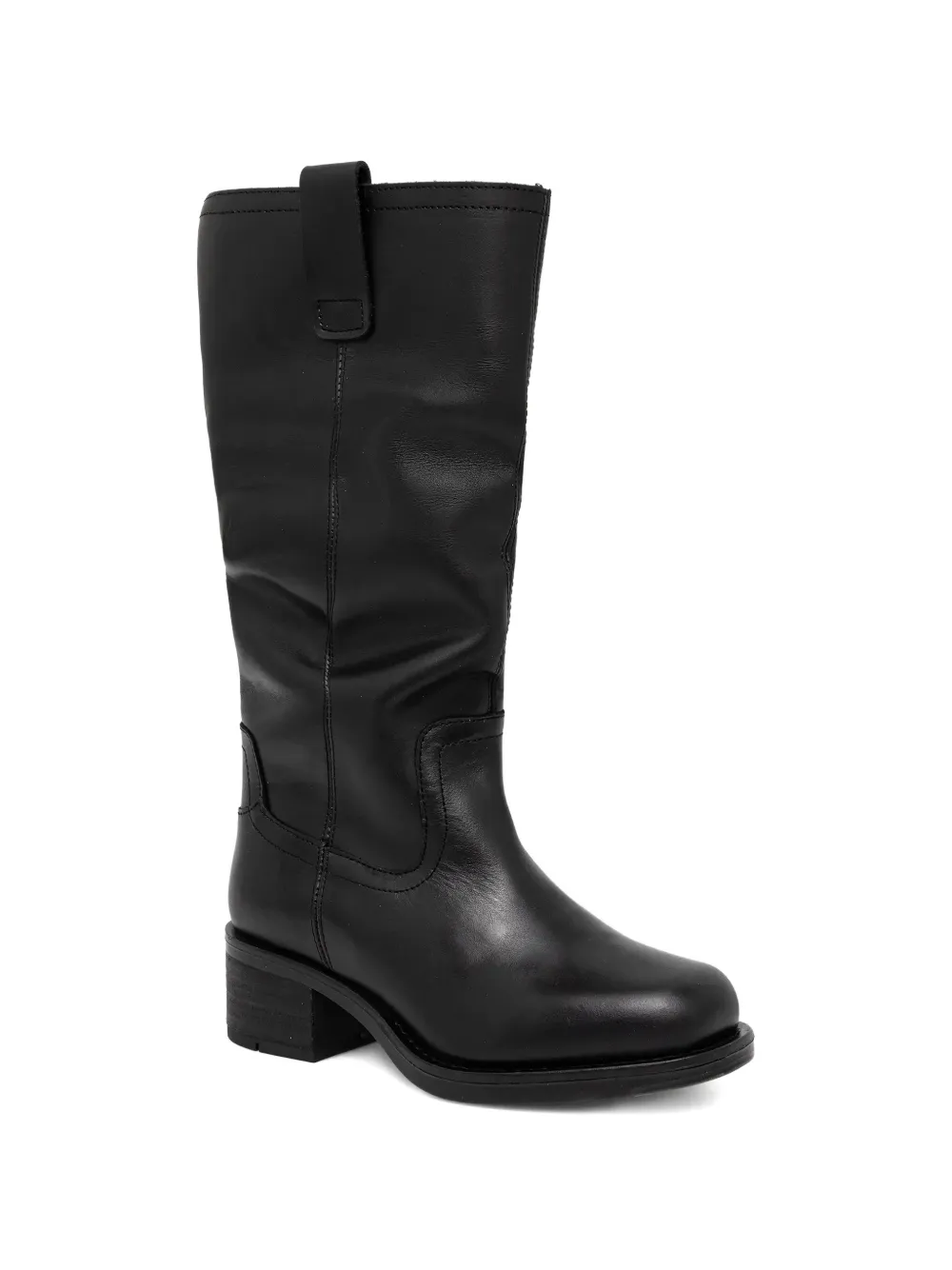 Fly London Kniehoge laarzen met blokhak Zwart