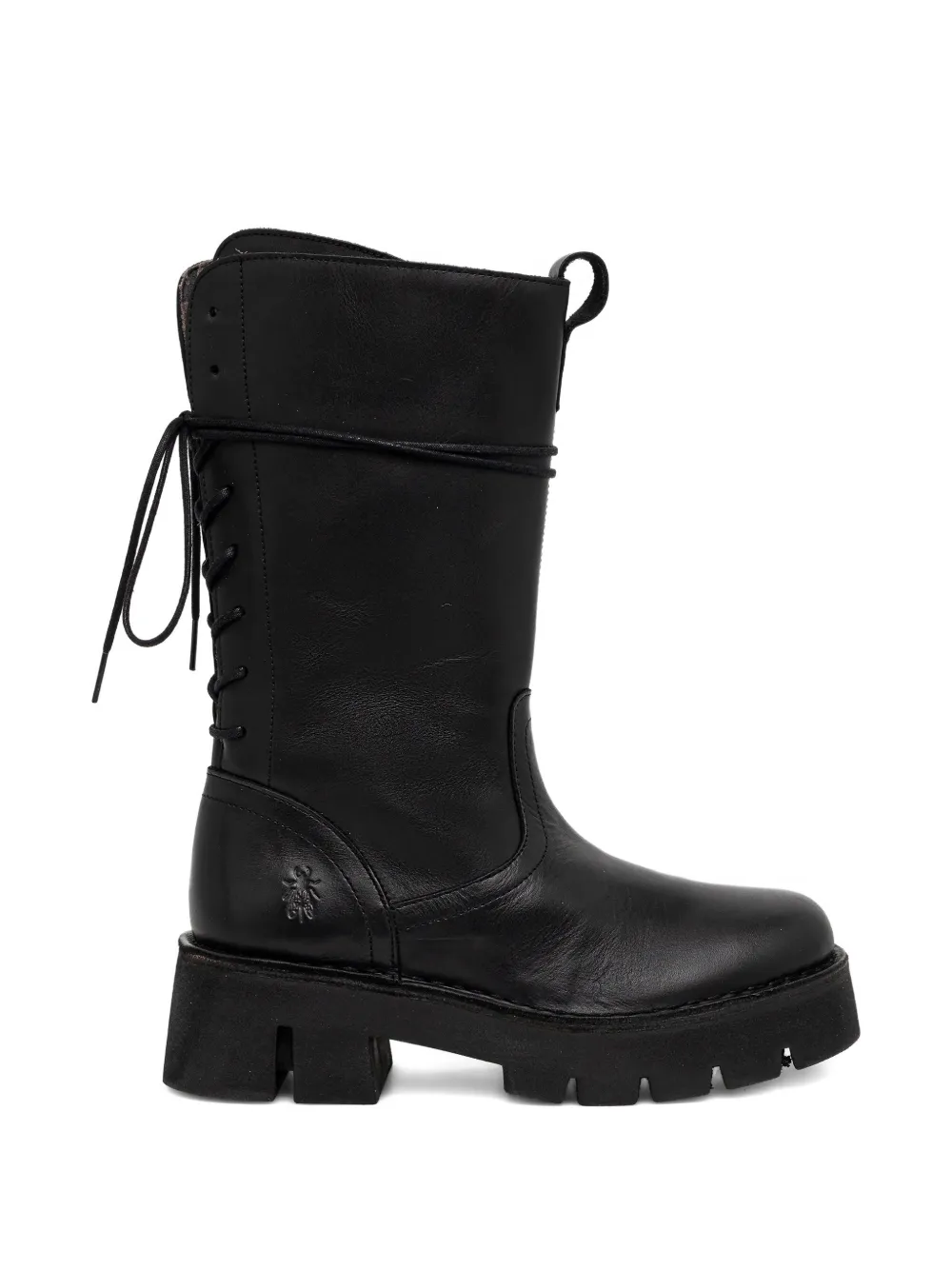 Fly London Laarzen met platform zool Zwart