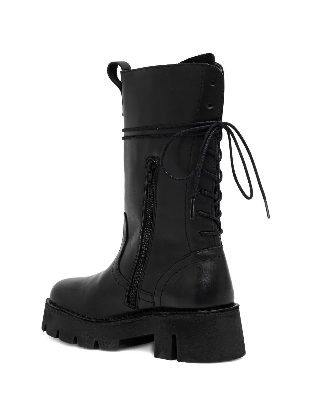 Fly London Laarzen met platform zool Zwart