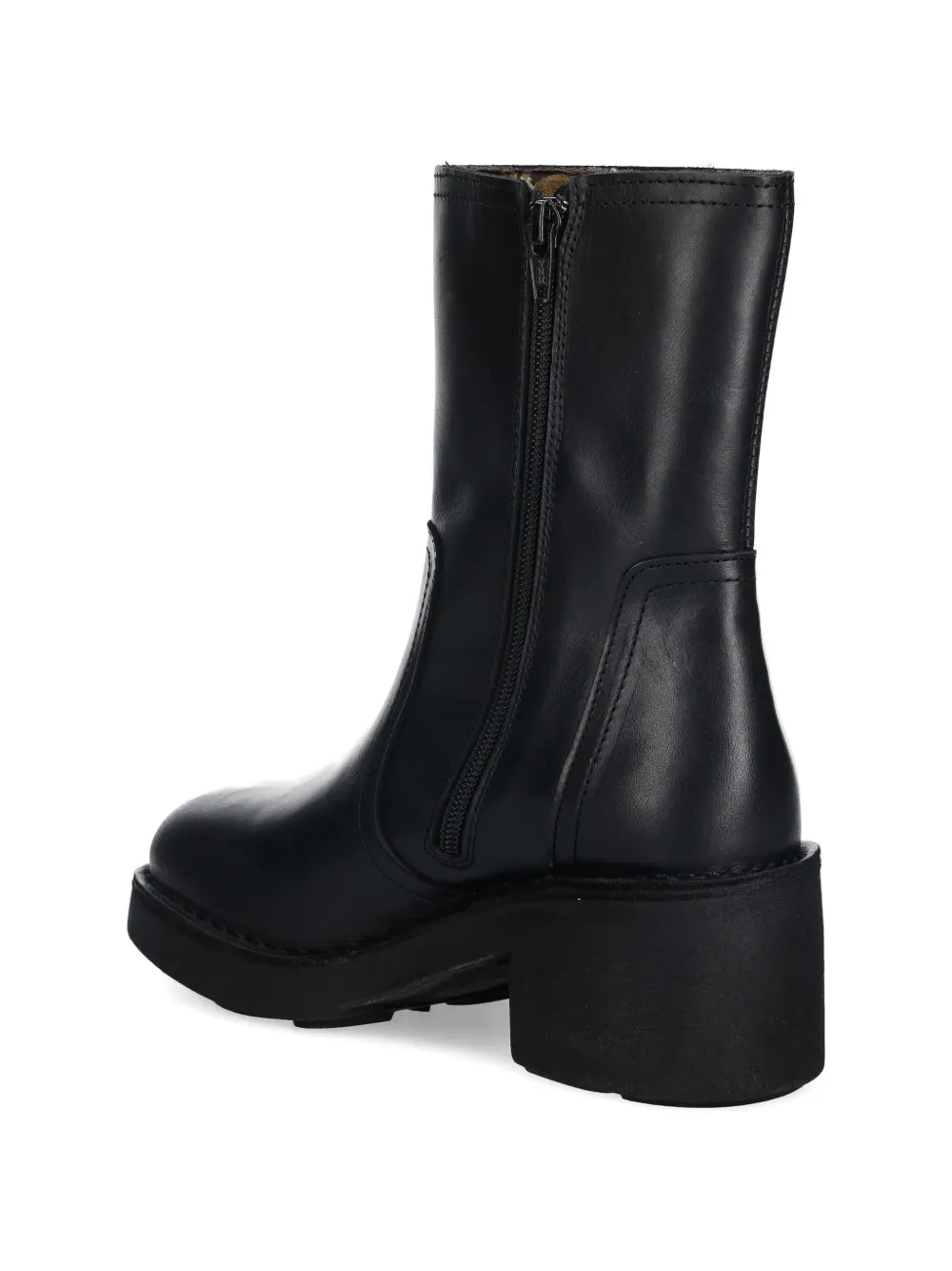 Fly London Laarzen met blokhak Zwart