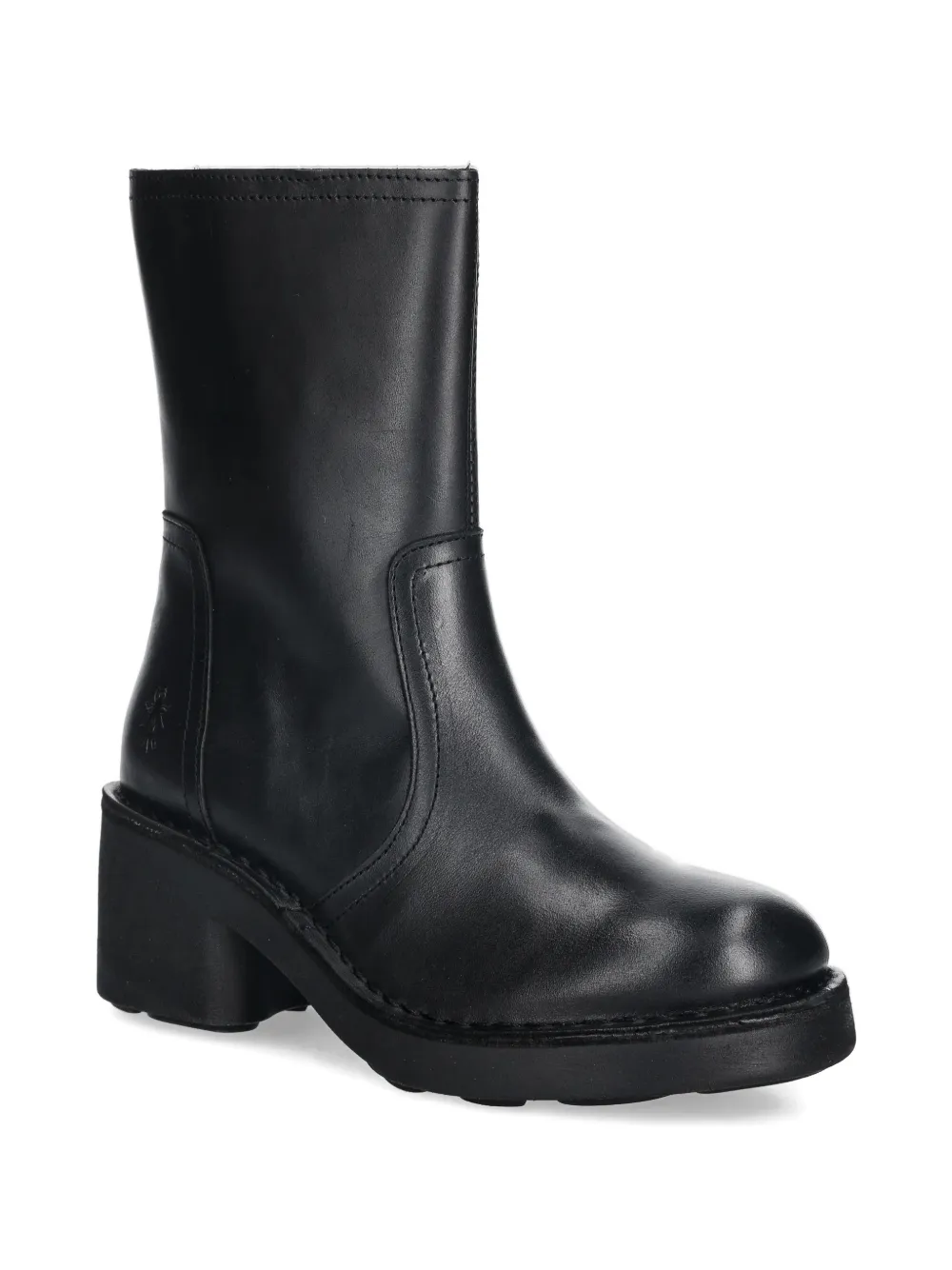 Fly London Laarzen met blokhak Zwart