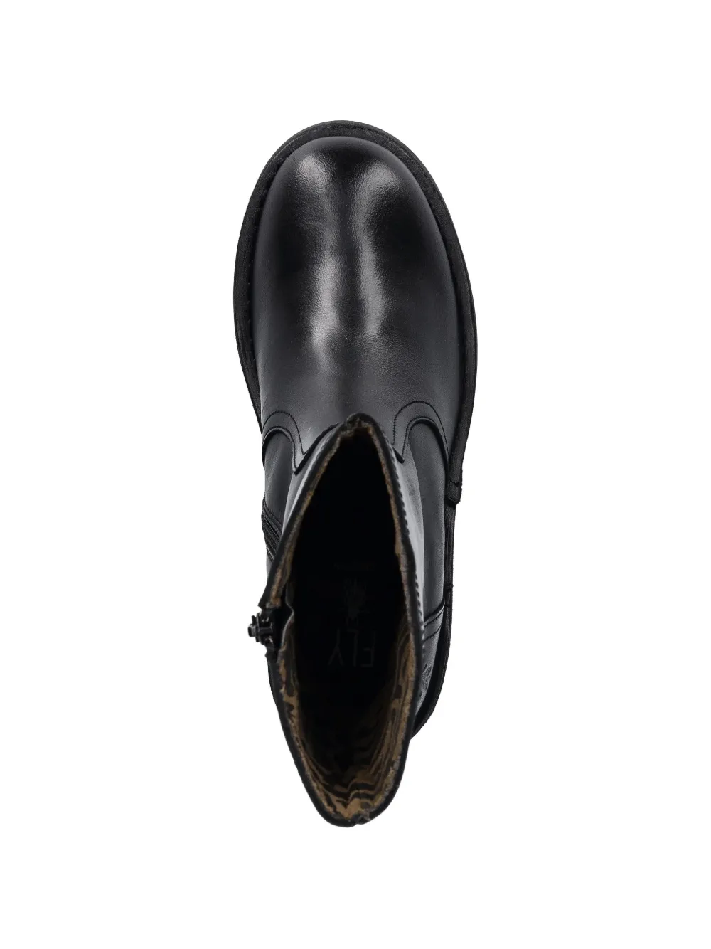 Fly London Laarzen met blokhak Zwart