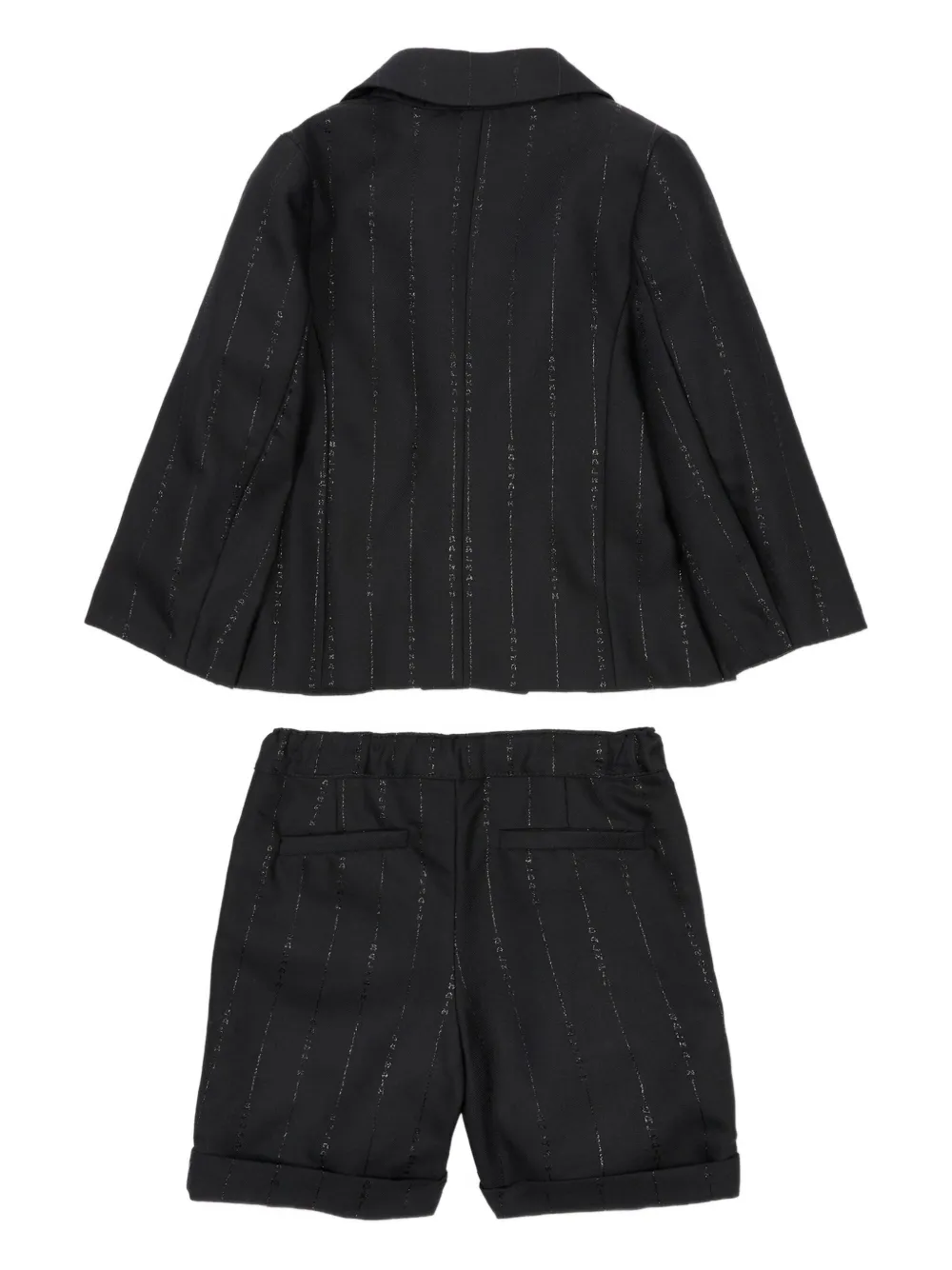 Balmain Kids set de shorts con estampado de rayas diplomáticas | Sets de shorts | Image 2