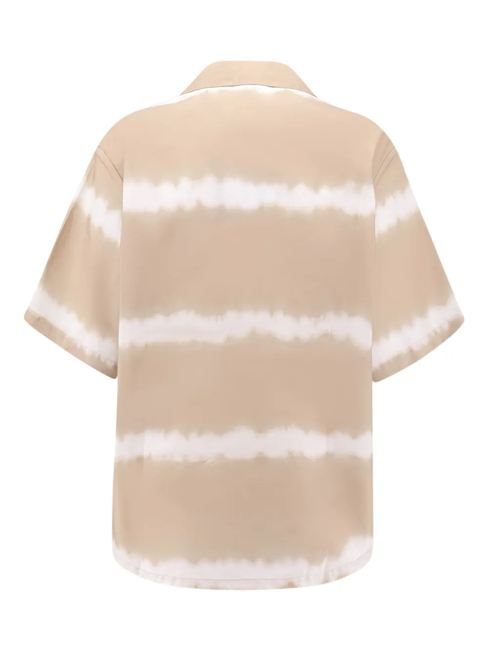 ASPESI camp-collar printed shirt - Beige