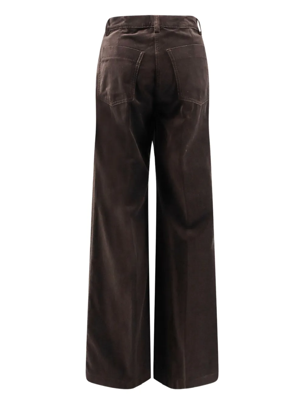 ASPESI high-waisted flared trousers - Bruin