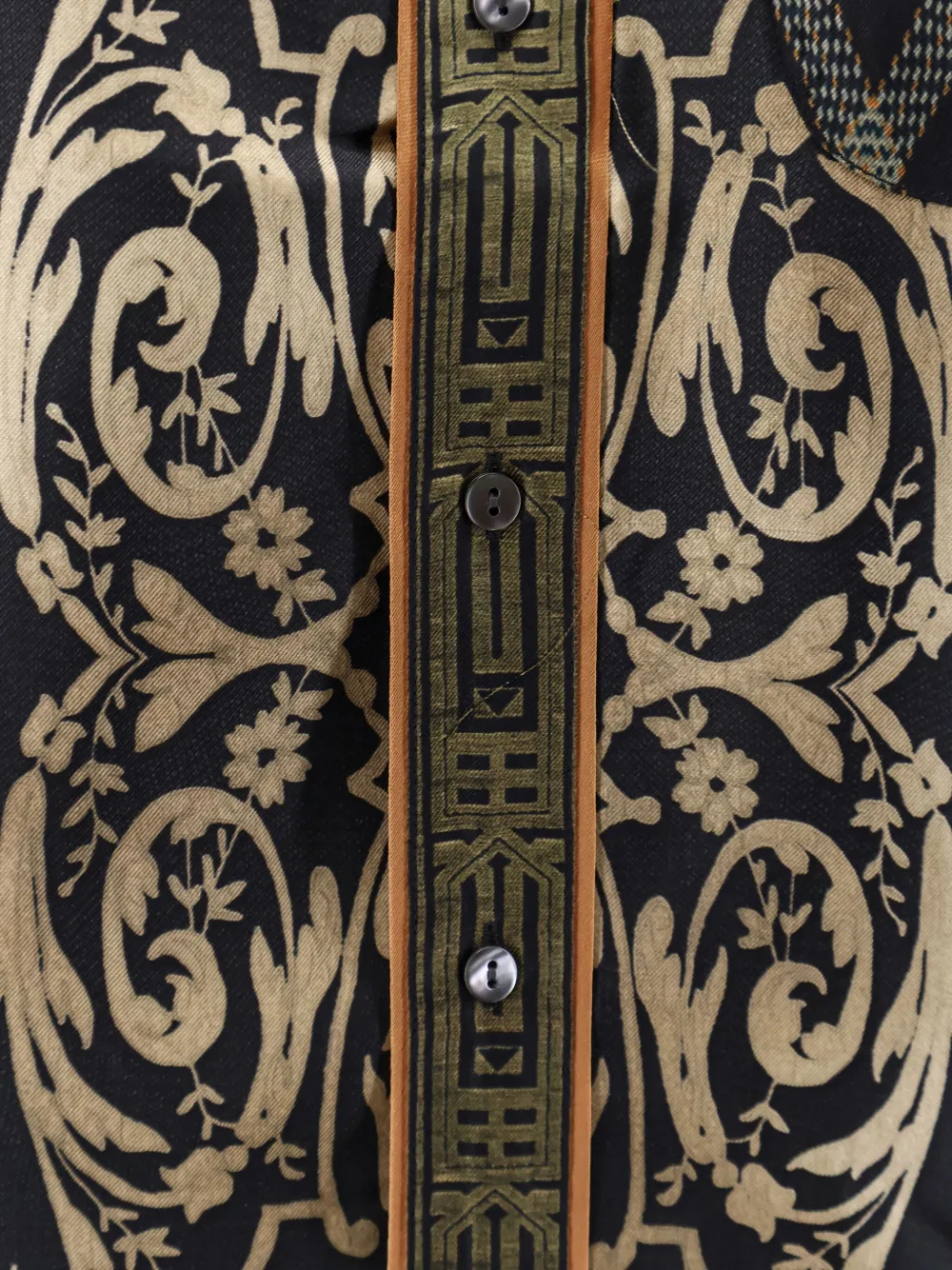 Pierre-louis Mascia Buttoned Long-sleeved Shirt In Black