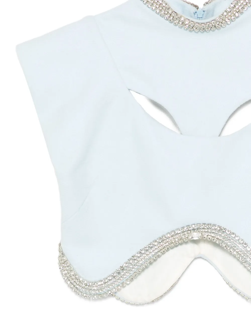 Loulou Top met ronde hals Blauw