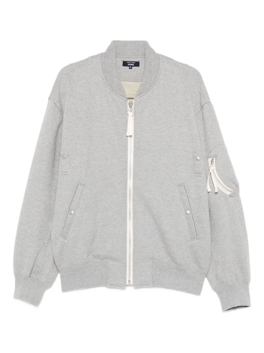 Comme des Garçons Homme zipped bomber jacket - Grigio