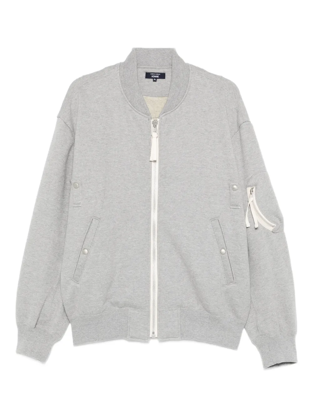 Comme des Garçons Homme zipped bomber jacket - Grey