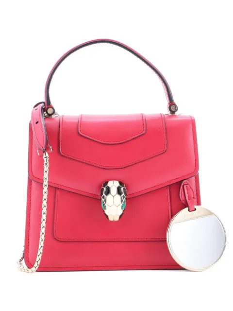 Bvlgari Pre-Owned Serpenti Forever Top Handle Bag Leather Small satchel