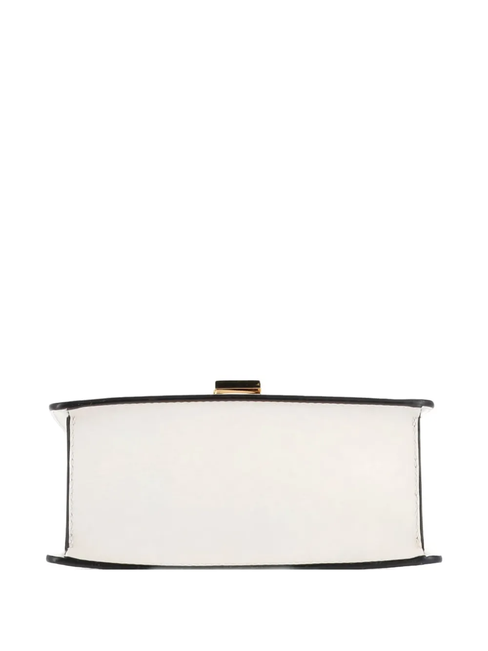 Pre-owned Gucci Sylvie Top Handle Bag Leather Mini Satchel In White