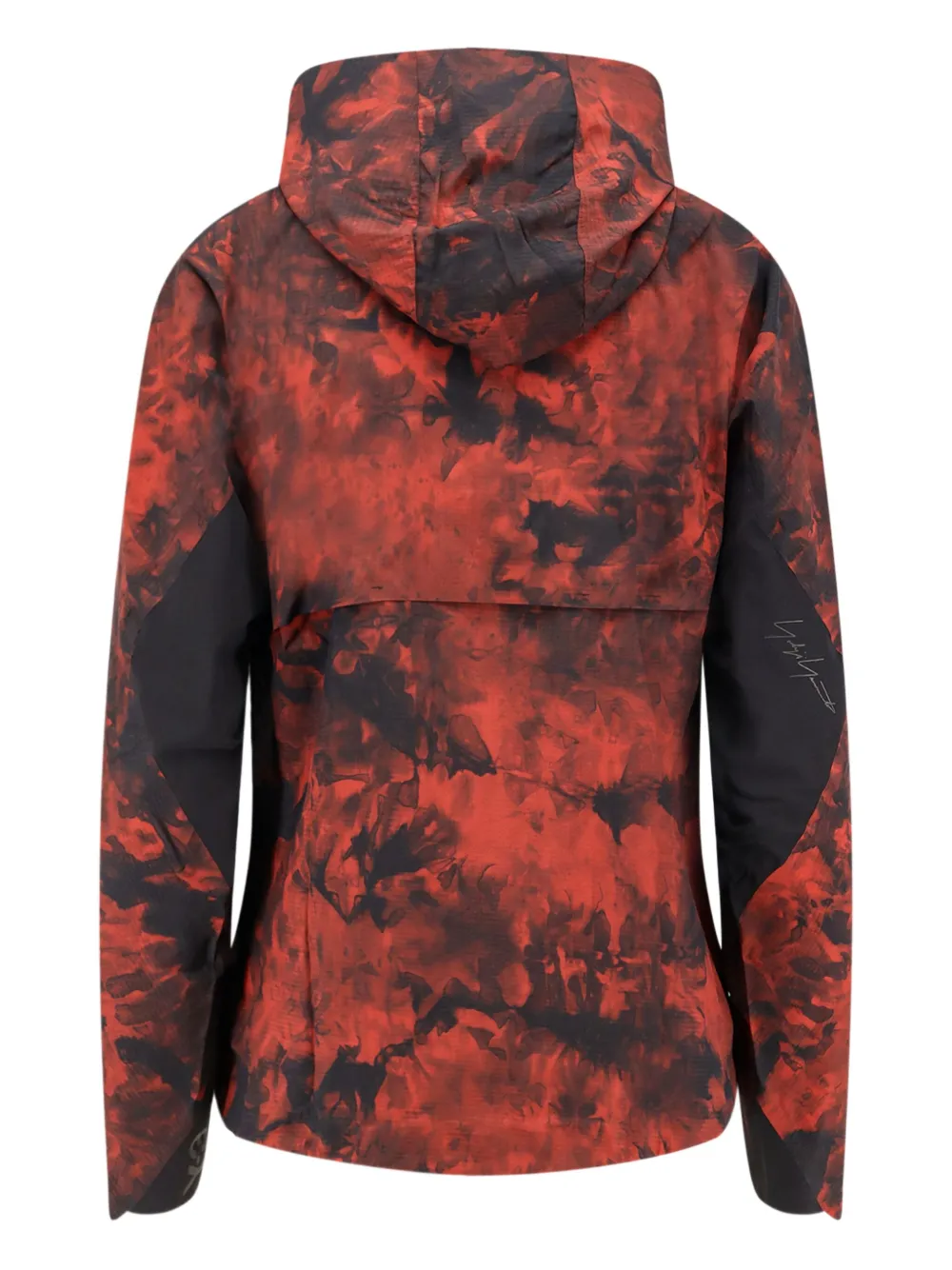 Y-3 x Adidas AOP drawstring hooded jacket - Oranje