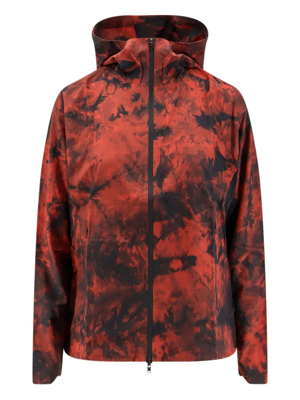 Y-3 x Adidas AOP drawstring hooded jacket - オレンジ Y-3 x Adidas AOP drawstring hooded jacket - オレンジ