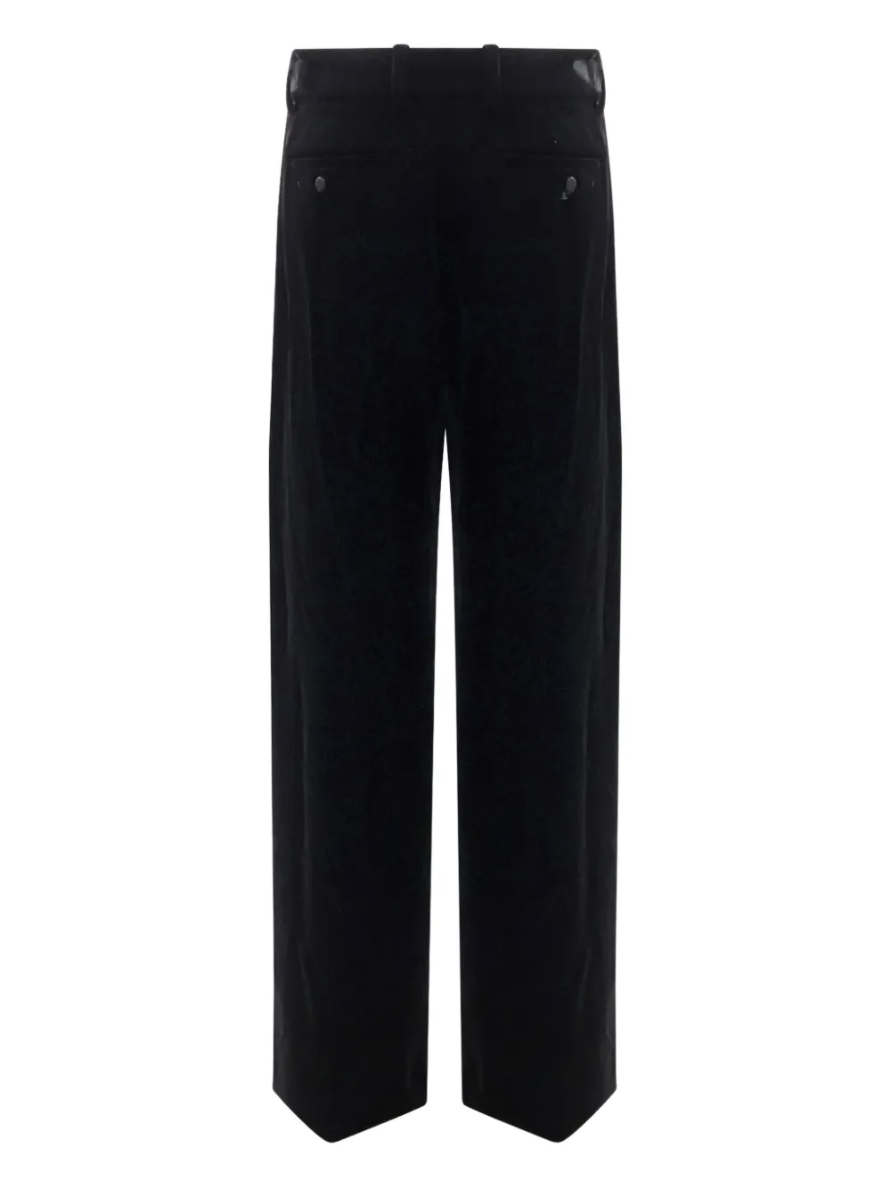 Alexander McQueen velvet trousers - Zwart